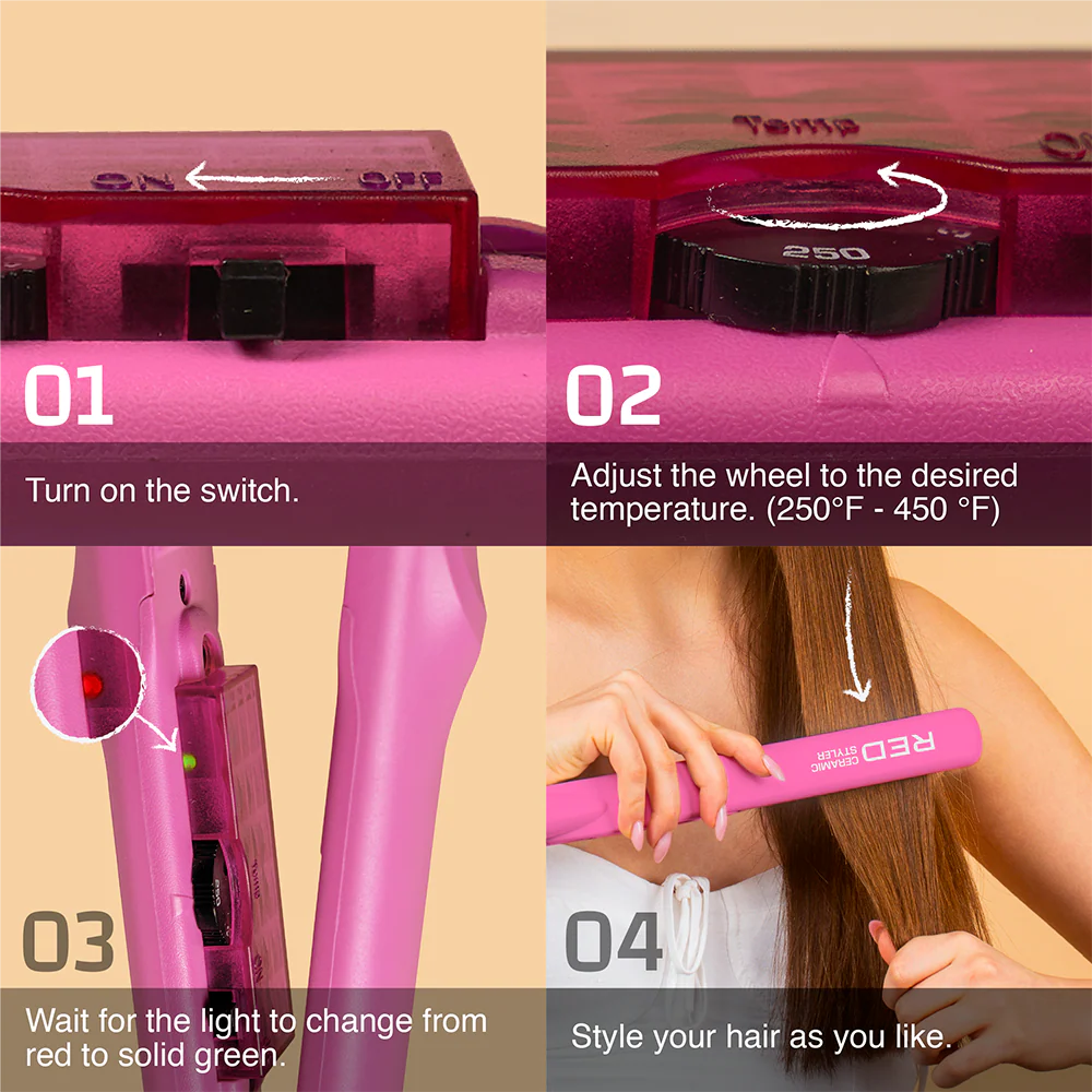 RED by KISS 1" Adjustable Heat Ceramic Styler - Image 8