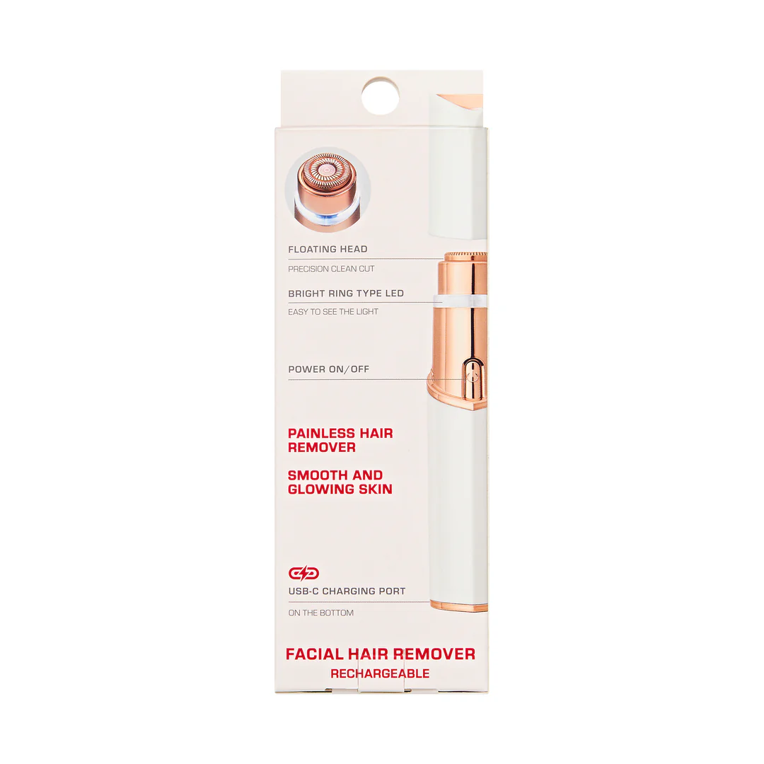 RED by KISS 18K Gold Rechargeable Facial Hair Remove - Image 16