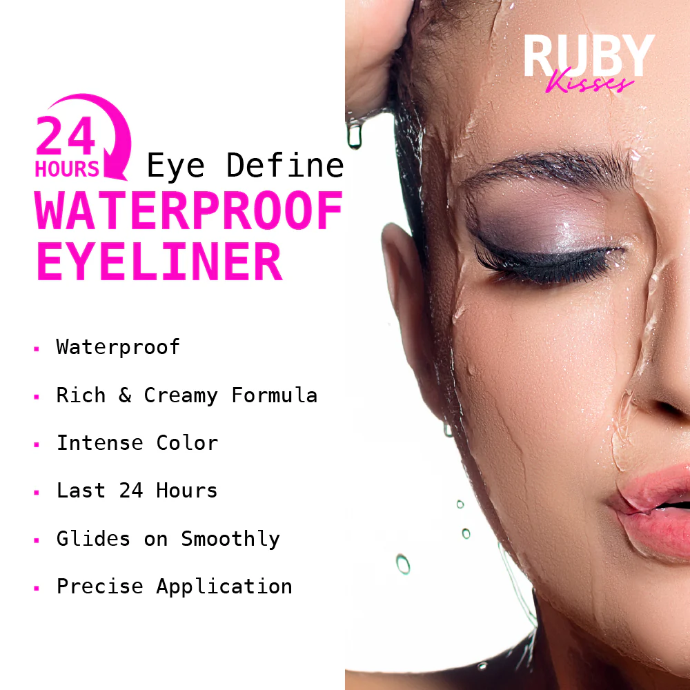 Ruby Kisses 24HR Eye Define Retractable Waterproof Smudgeproof Eyeliner - Image 15