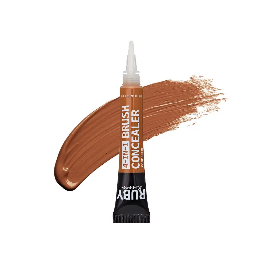Ruby Kisses 4-In-1 Full Coverage Concealer with Brush Tip - Image 15