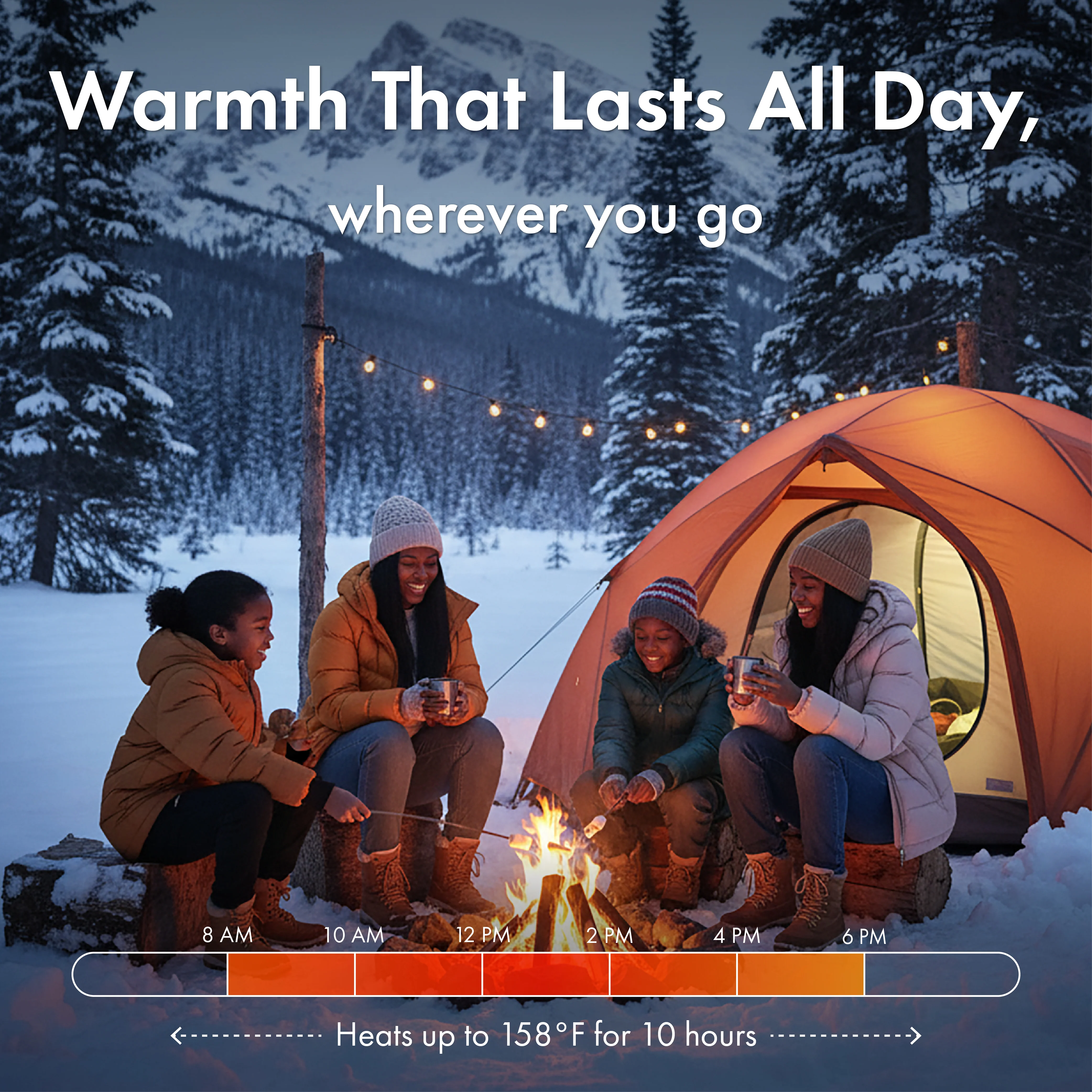 MAVIE Air-Activated Compact Hand Warmers 2 Pack, Instant Heat for Outdoor Activities - Image 5