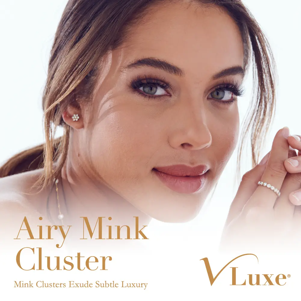 VLuxe By i•ENVY Airy Mink Strip Lash Cluster – 100% Real Mink Eyelash Extensions with Clear Band - Image 26