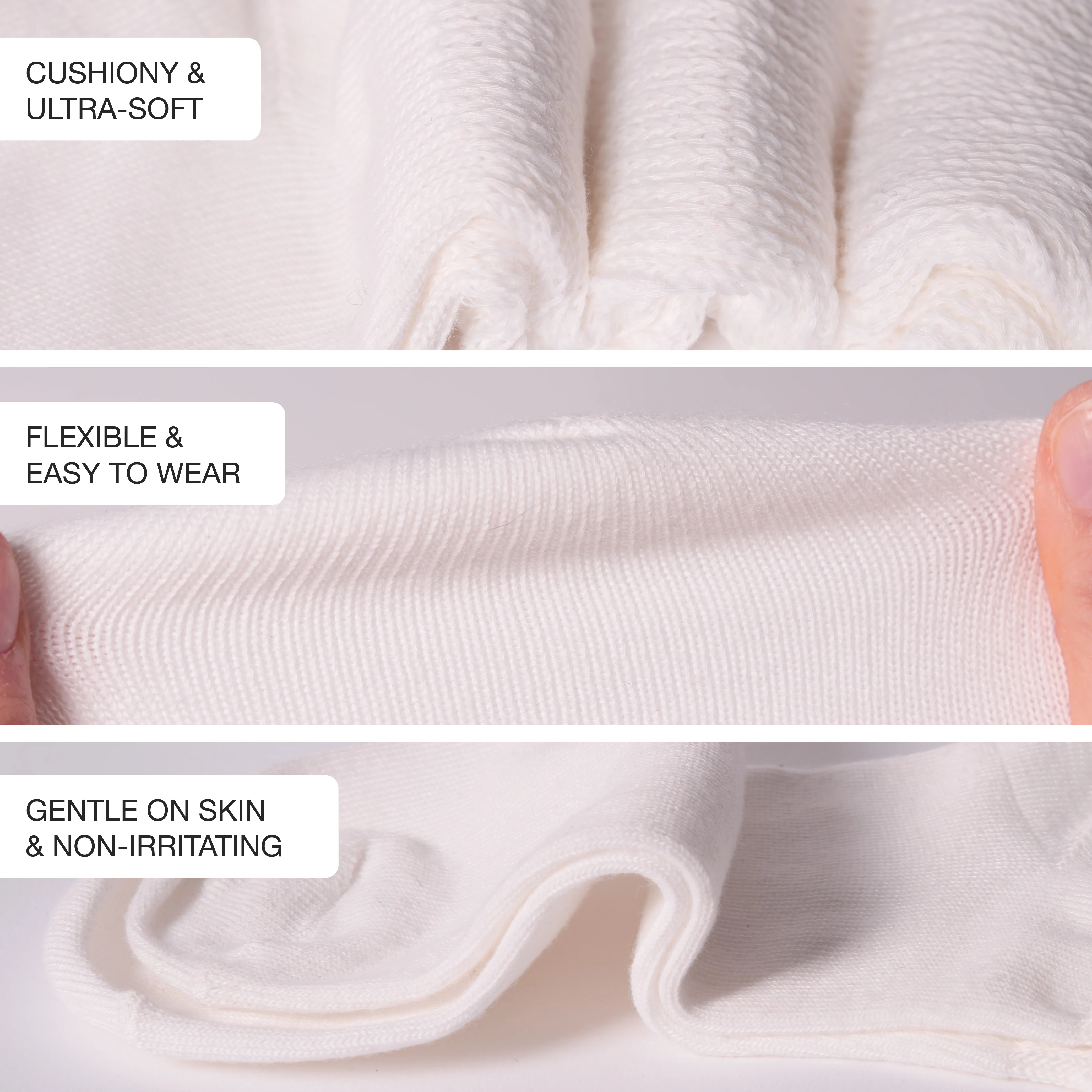 Arria Premium Cushioned Crew Socks - Everyday Cotton Blend - Image 3