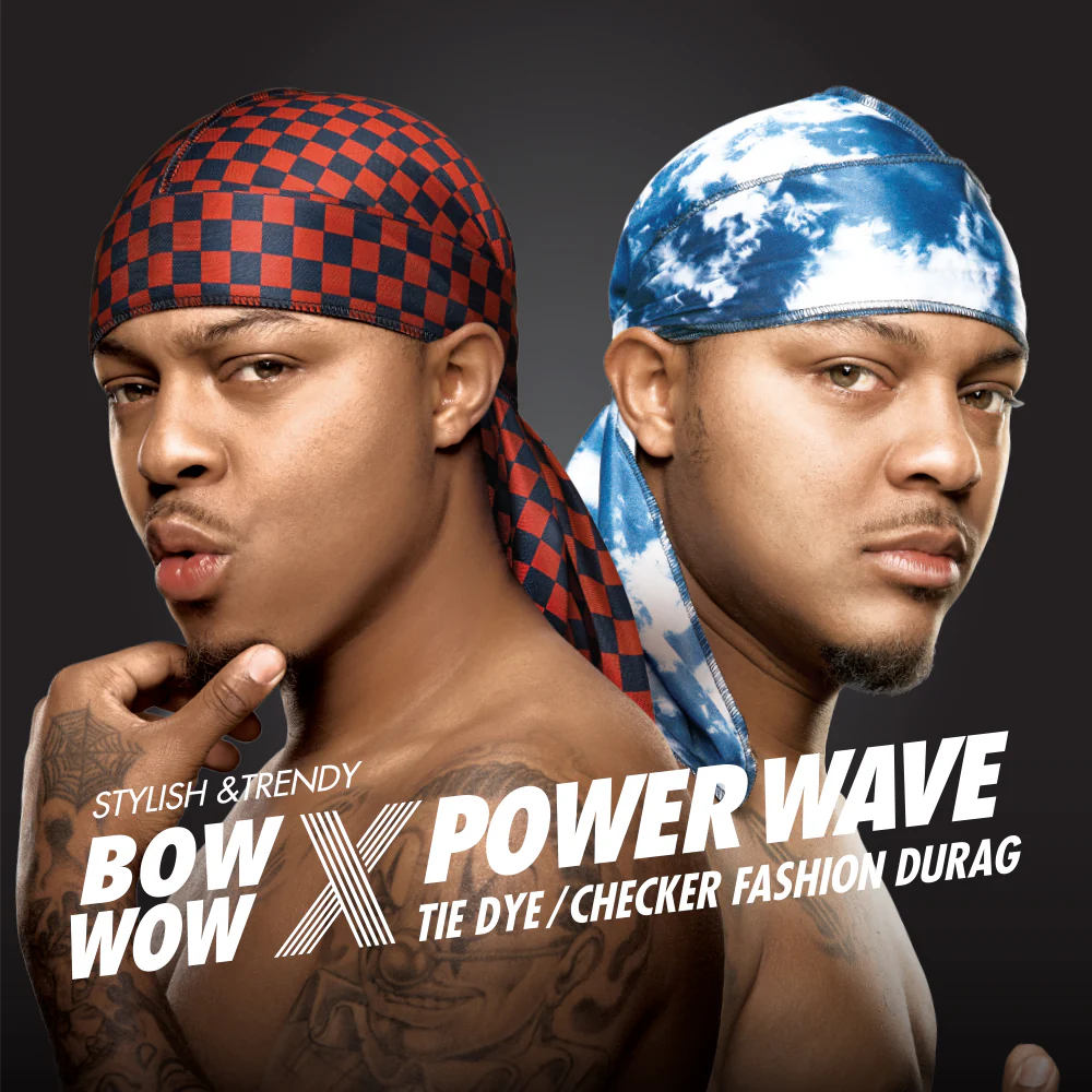 RED by KISS BOW WOW X Power Wave Tie Dye Fashion Durag - Image 12