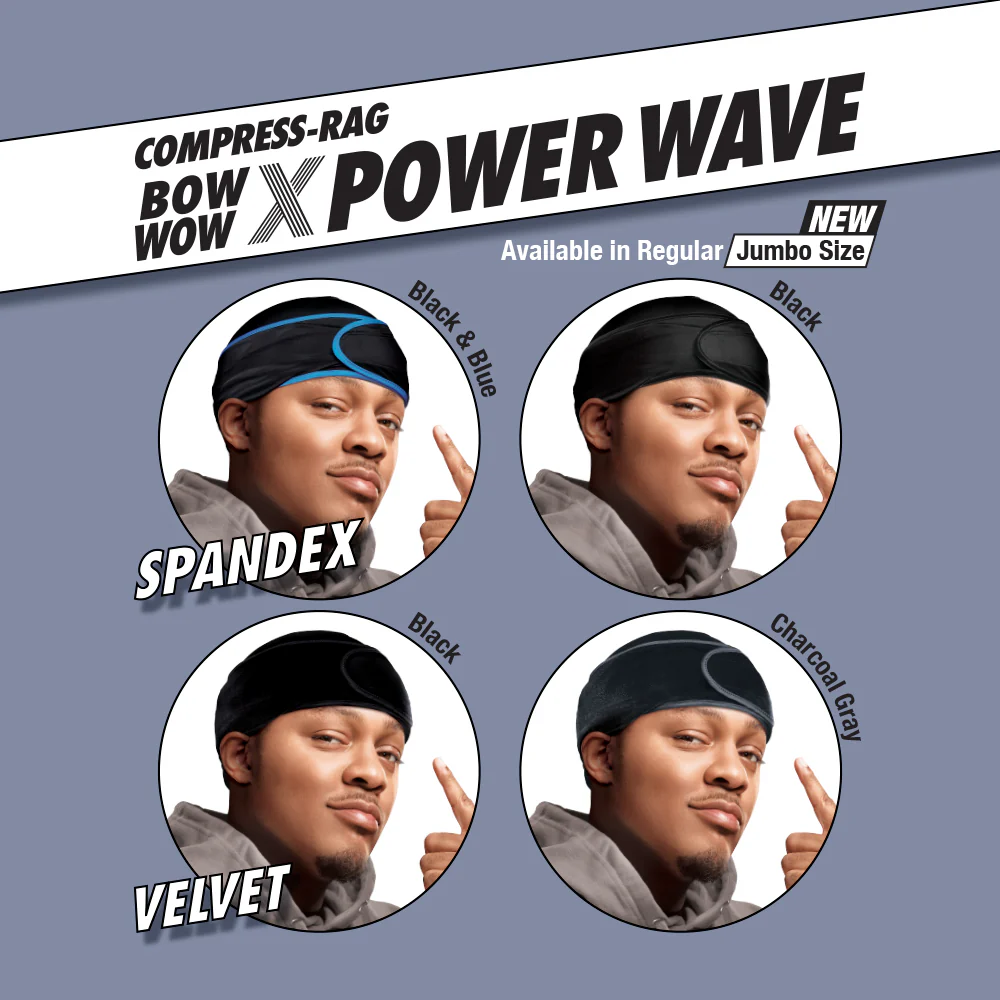 RED by KISS BOW WOW X Power Wave Velvet Hook and Loop Fastener Compression Rag - Image 10