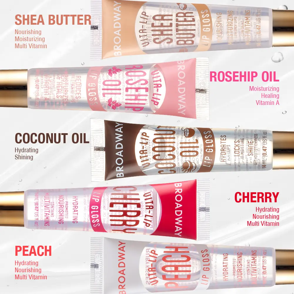 Ruby Kisses Broadway Vita-Lip Moisturizing, Soothing & Super Shiny Clear Lip Gloss - Image 122