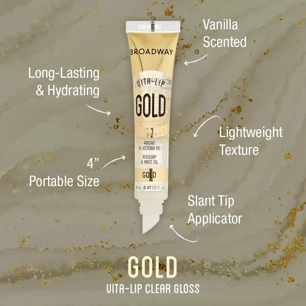 Ruby Kisses Broadway Vita-Lip Moisturizing, Soothing & Super Shiny Clear Lip Gloss - Image 23