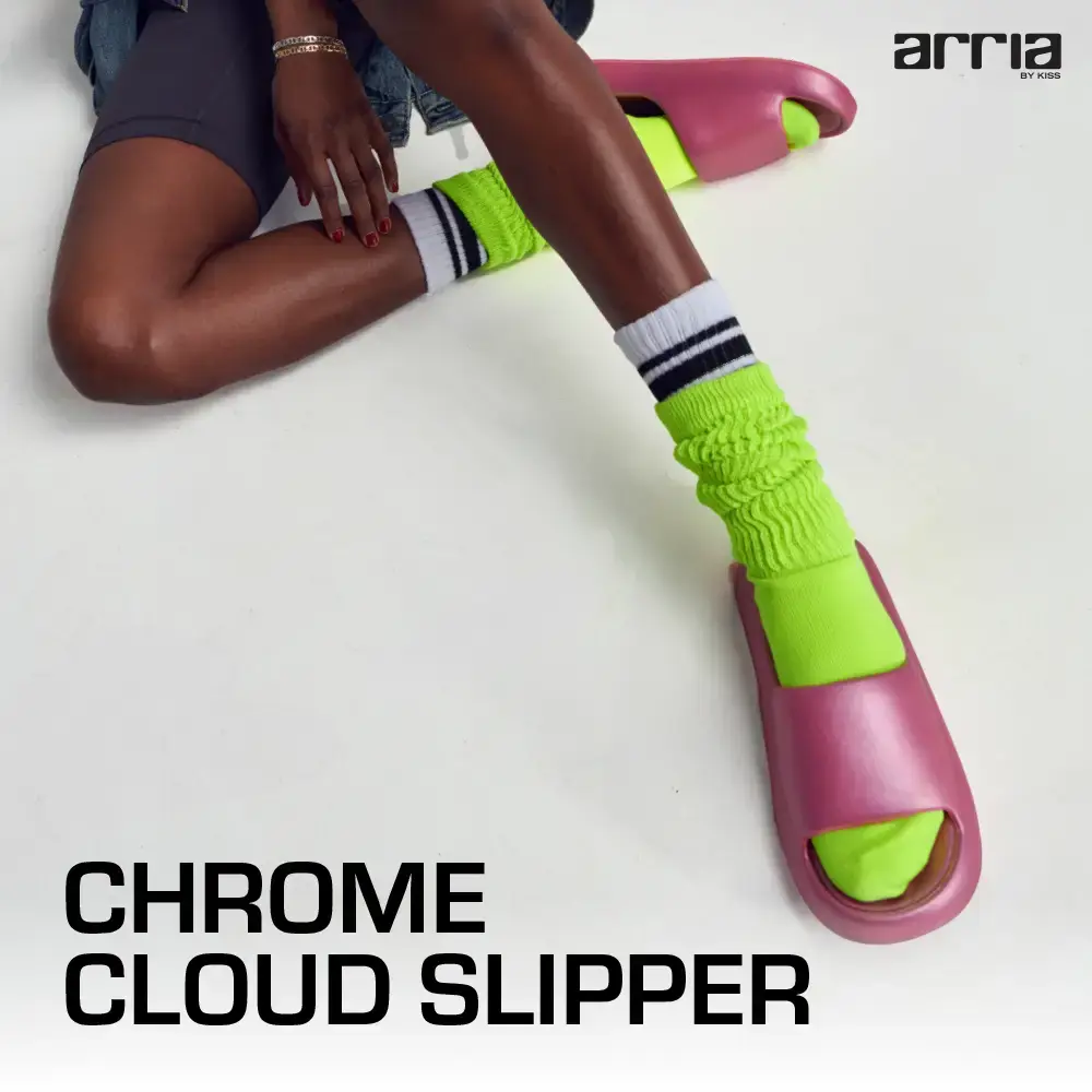 Arria Chrome Cloud Slipper – Lightweight Cushioned Slides, Anti-Slip, Indoor & Outdoor - Image 105