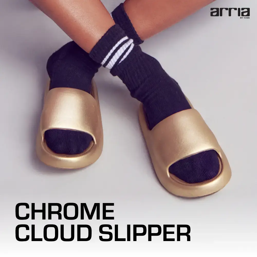 Arria Chrome Cloud Slipper – Lightweight Cushioned Slides, Anti-Slip, Indoor & Outdoor - Image 13