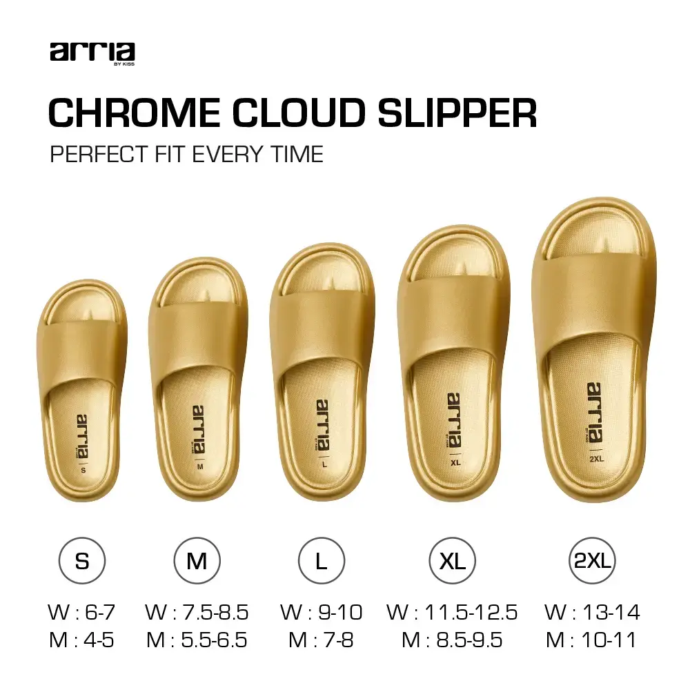 Arria Chrome Cloud Slipper – Lightweight Cushioned Slides, Anti-Slip, Indoor & Outdoor - Image 42