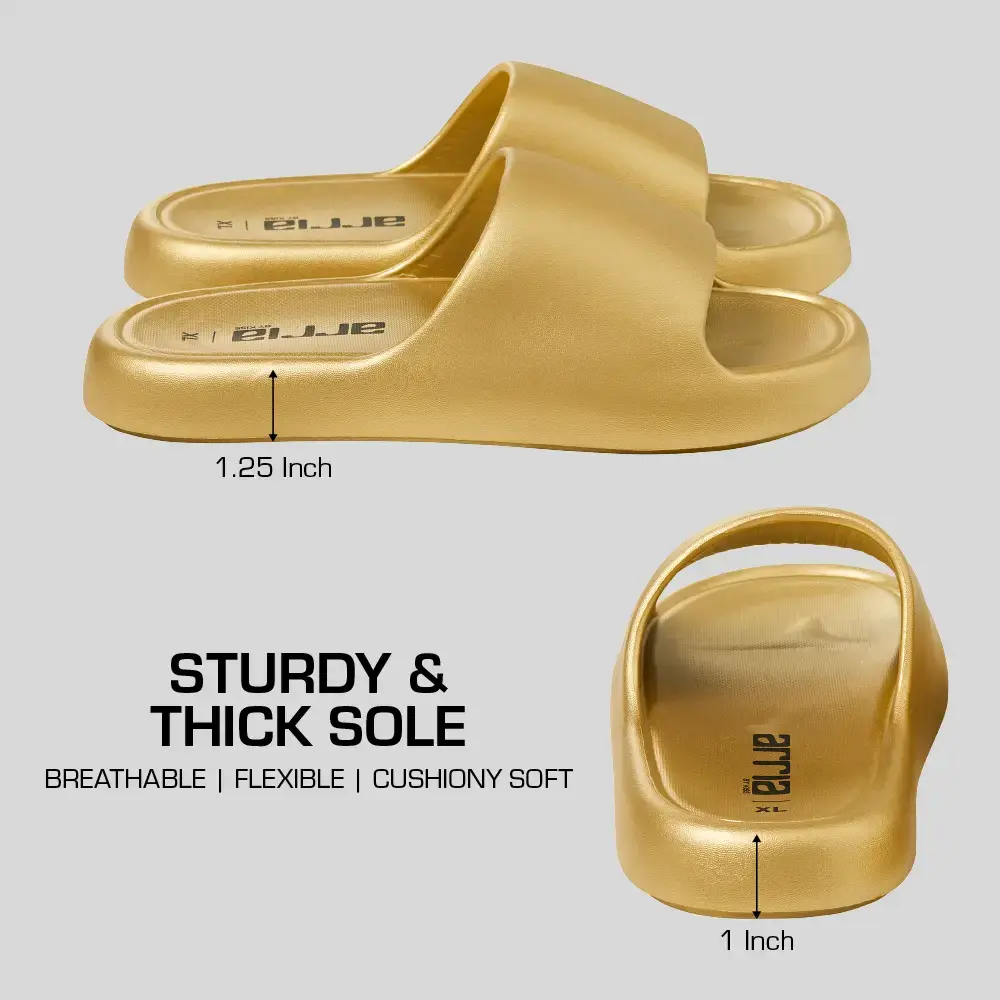 Arria Chrome Cloud Slipper – Lightweight Cushioned Slides, Anti-Slip, Indoor & Outdoor - Image 94