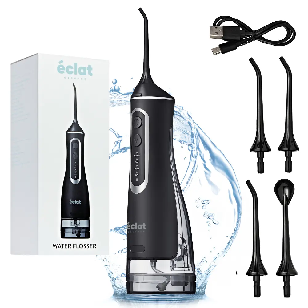 éclat Cordless Water Dental Flosser Teeth Pick – Portable Oral Irrigator for Teeth, Gums & Braces - Image 44