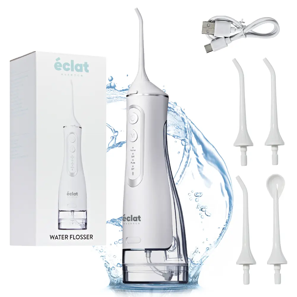 éclat Cordless Water Dental Flosser Teeth Pick – Portable Oral Irrigator for Teeth, Gums & Braces - Image 33