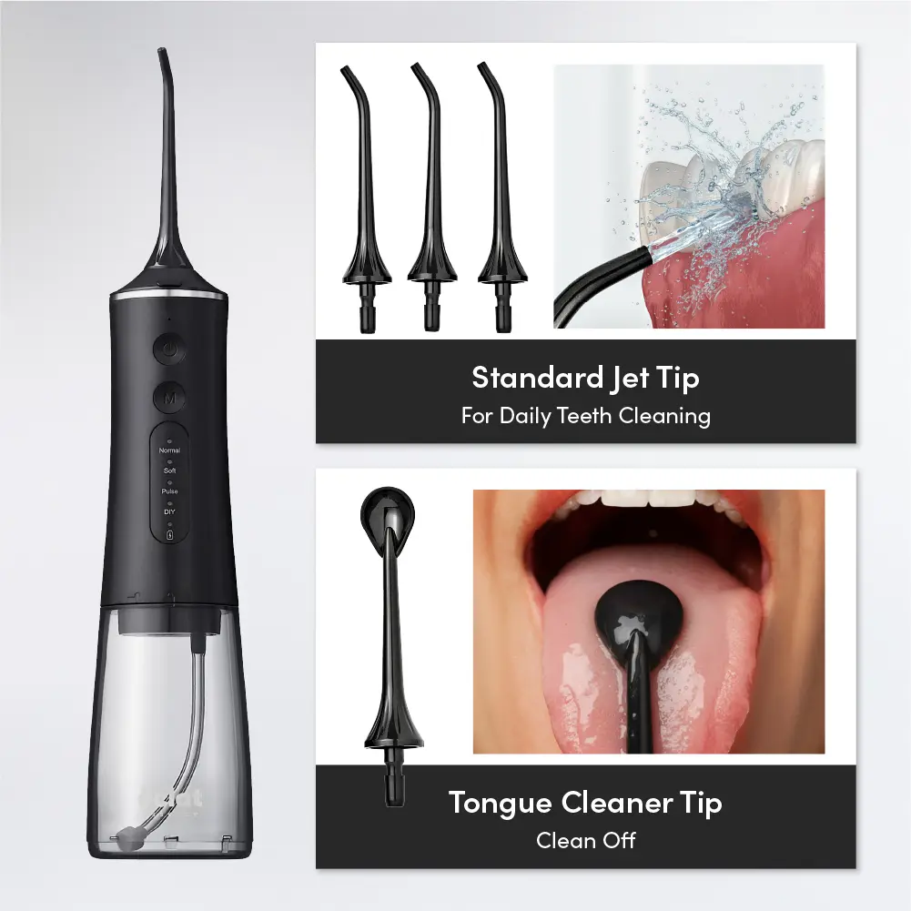 éclat Cordless Water Dental Flosser Teeth Pick – Portable Oral Irrigator for Teeth, Gums & Braces - Image 18