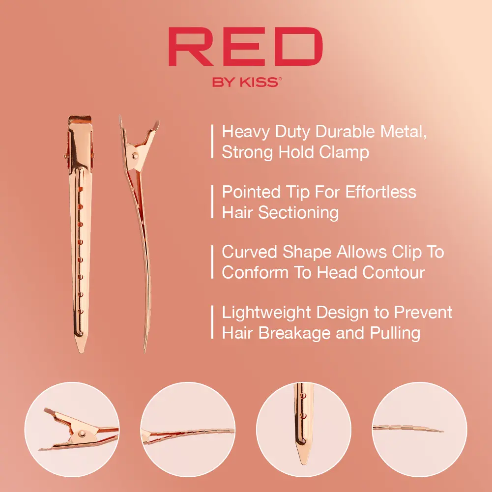 RED by KISS Duck Bill Clips 3 1/2" - Image 26