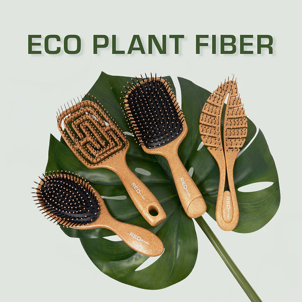 RED by KISS Eco Plant Fiber Leaf Shape Detangler Brush - Image 4