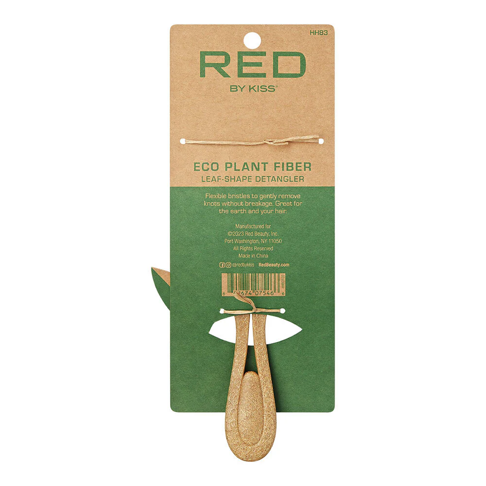 RED by KISS Eco Plant Fiber Leaf Shape Detangler Brush - Image 6