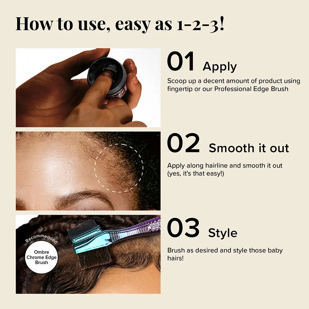 RED by KISS Edge Fixer Extreme Hold Hair Gel with Biotin B7, No Flaking or Residue - Image 30