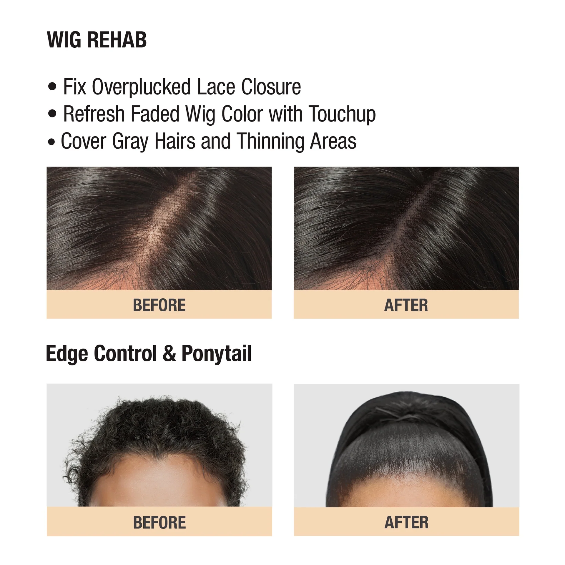 RED by KISS Edge Fixer Hair Wax Stick Color - Image 15