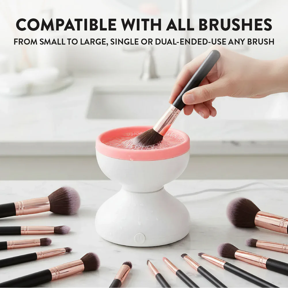 éclat Electric Makeup Brush Cleaner – Portable USB Deep Cleaning Machine for Brushes - Image 11