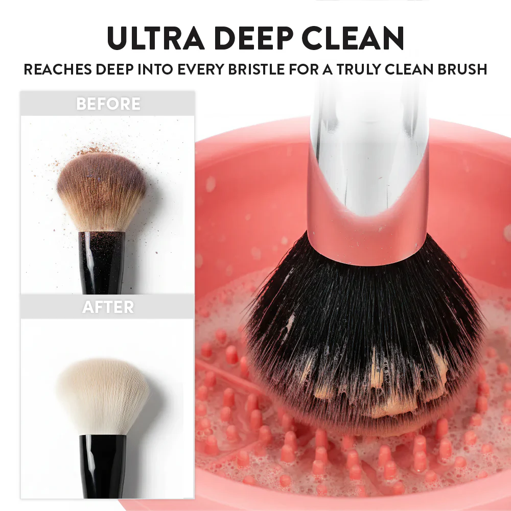 éclat Electric Makeup Brush Cleaner – Portable USB Deep Cleaning Machine for Brushes - Image 17