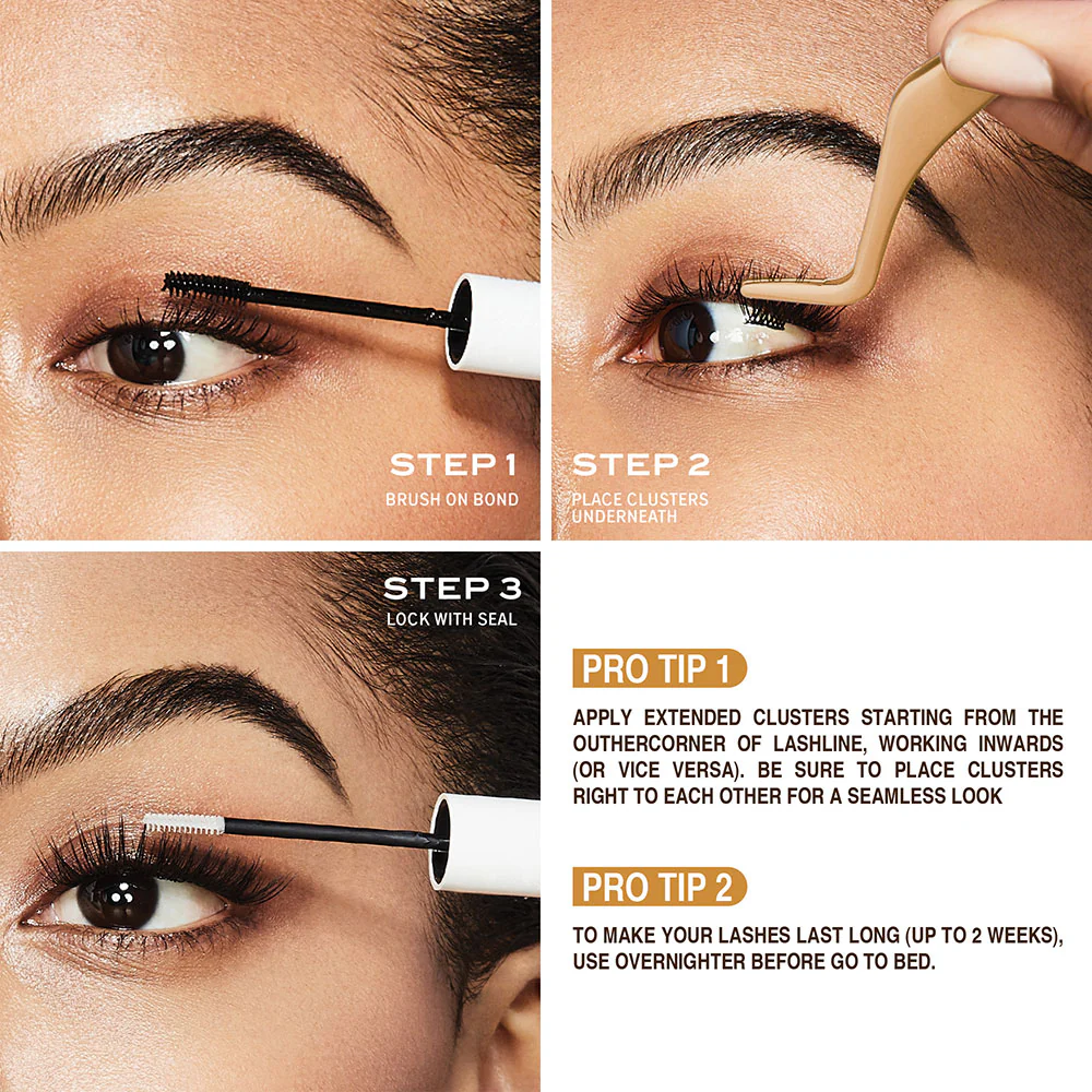 VLuxe By i•ENVY Extended Faux Mink Cluster Lashes - Image 33