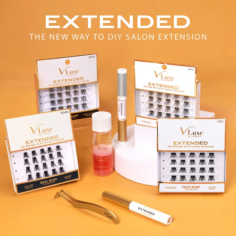 VLuxe By i•ENVY Extended Faux Mink Cluster Lashes - Image 50