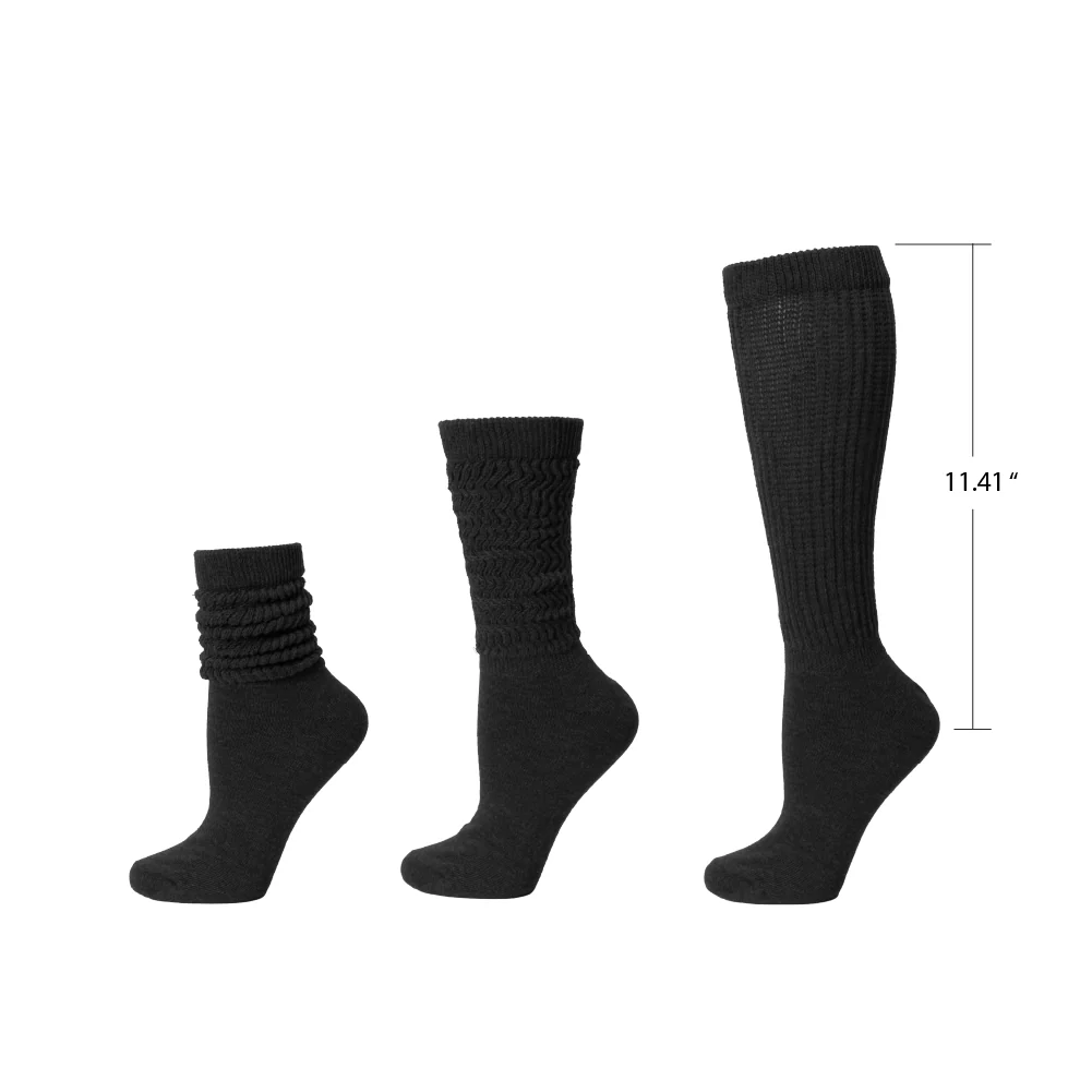 Arria Extra Long Soft Cotton Trendy Slouch Socks - Image 152