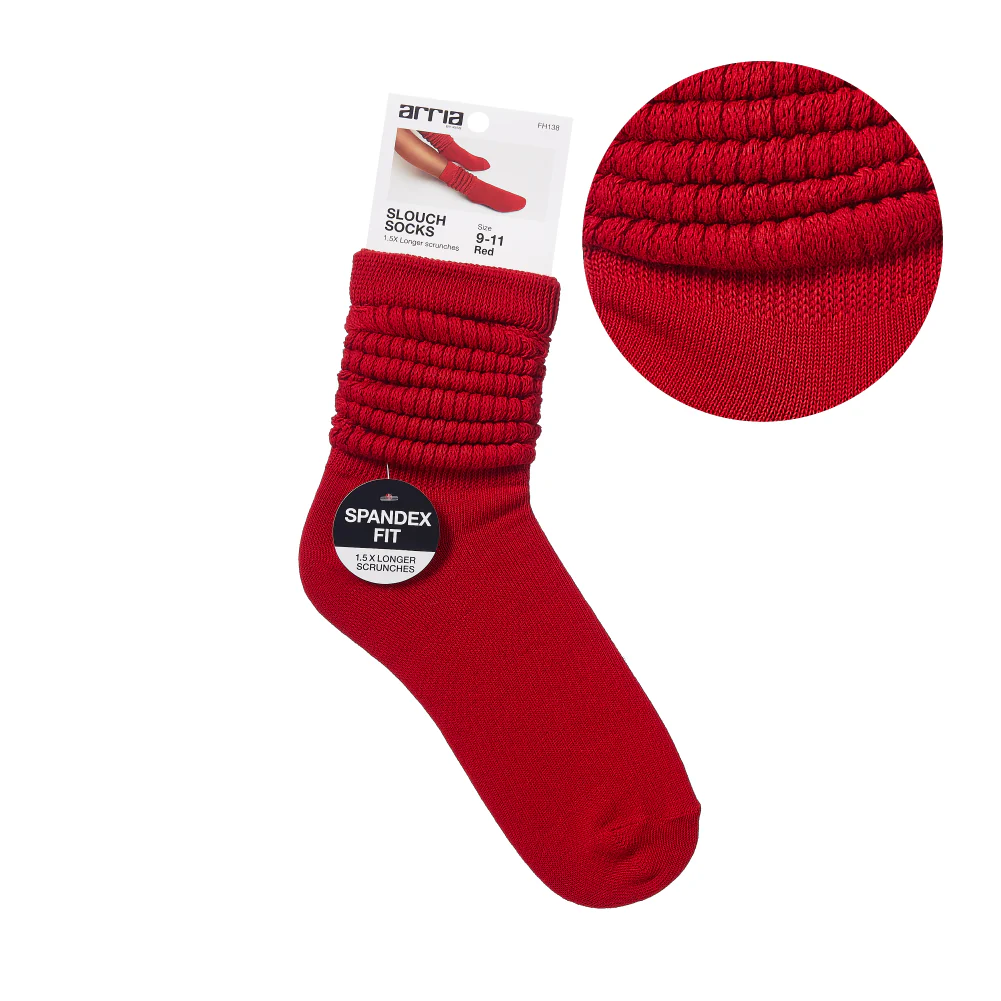 Arria Extra Long Soft Cotton Trendy Slouch Socks - Image 83