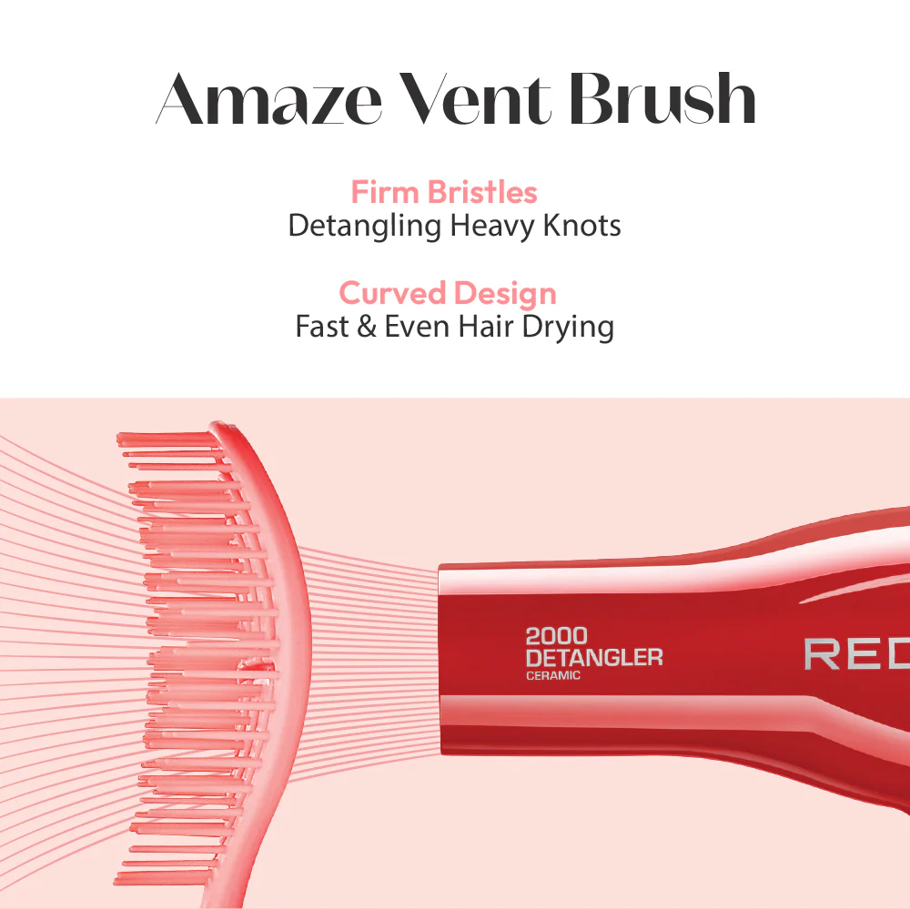 RED by KISS Flexible Amaze Square Vent Brush - Image 4