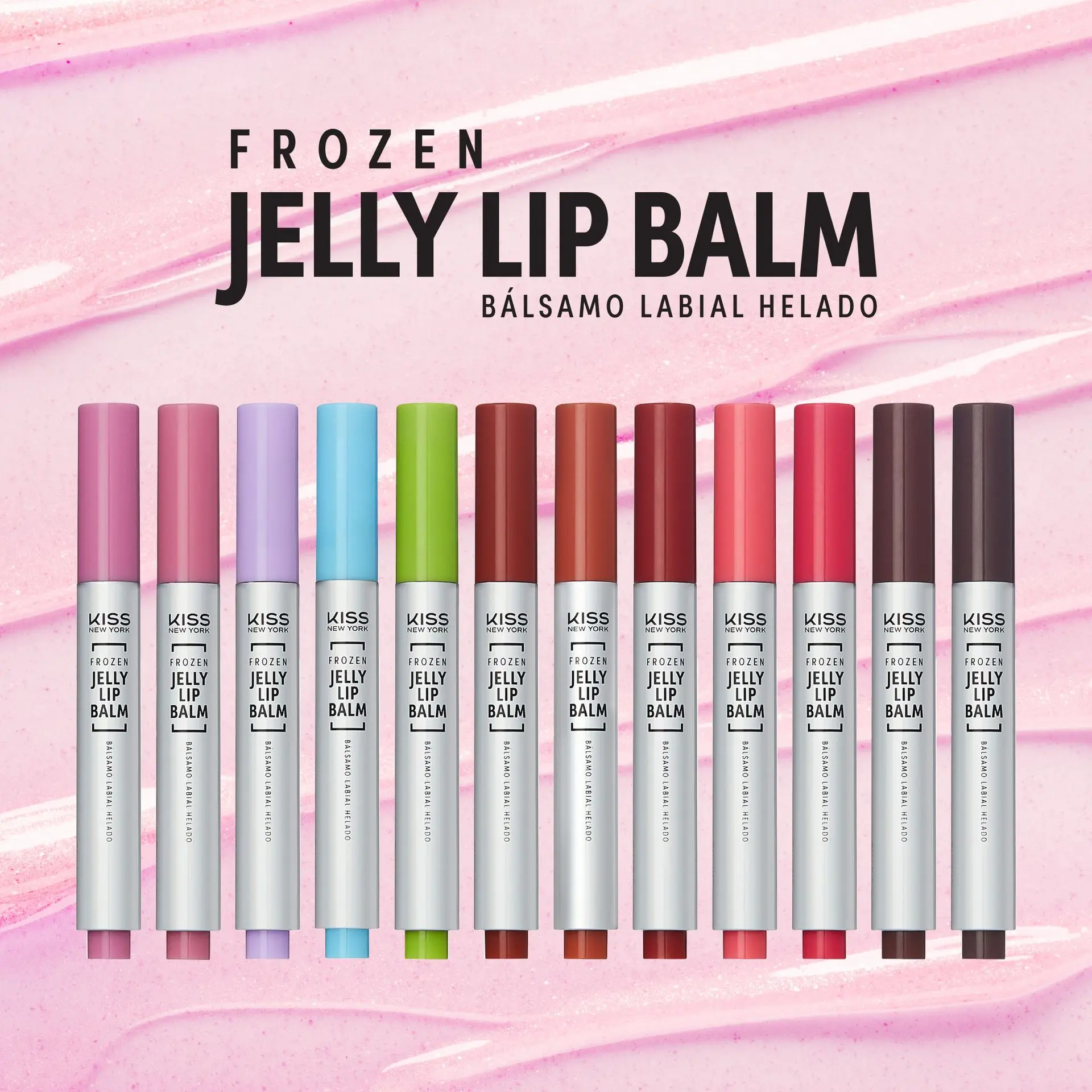Kiss New York Frozen Jelly Lip Balm Pen - High Shine Lip Gloss for Sheer Tint - Image 61