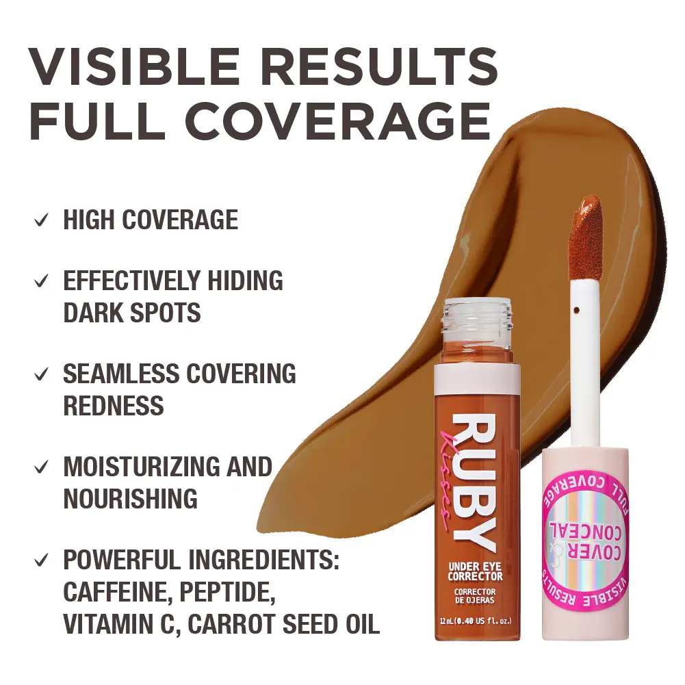 Ivy Beauty Full Coverage Under Eye Concealer for Dark Circles, Redness & Blemishes - Image 107