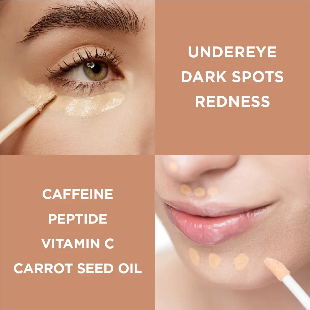 Ivy Beauty Full Coverage Under Eye Concealer for Dark Circles, Redness & Blemishes - Image 129