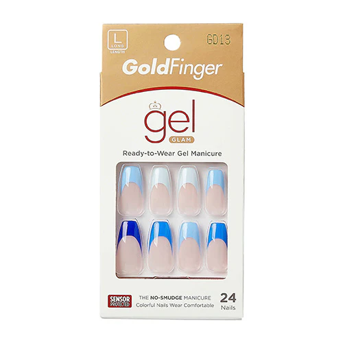 Gold Finger Gel Glam Design