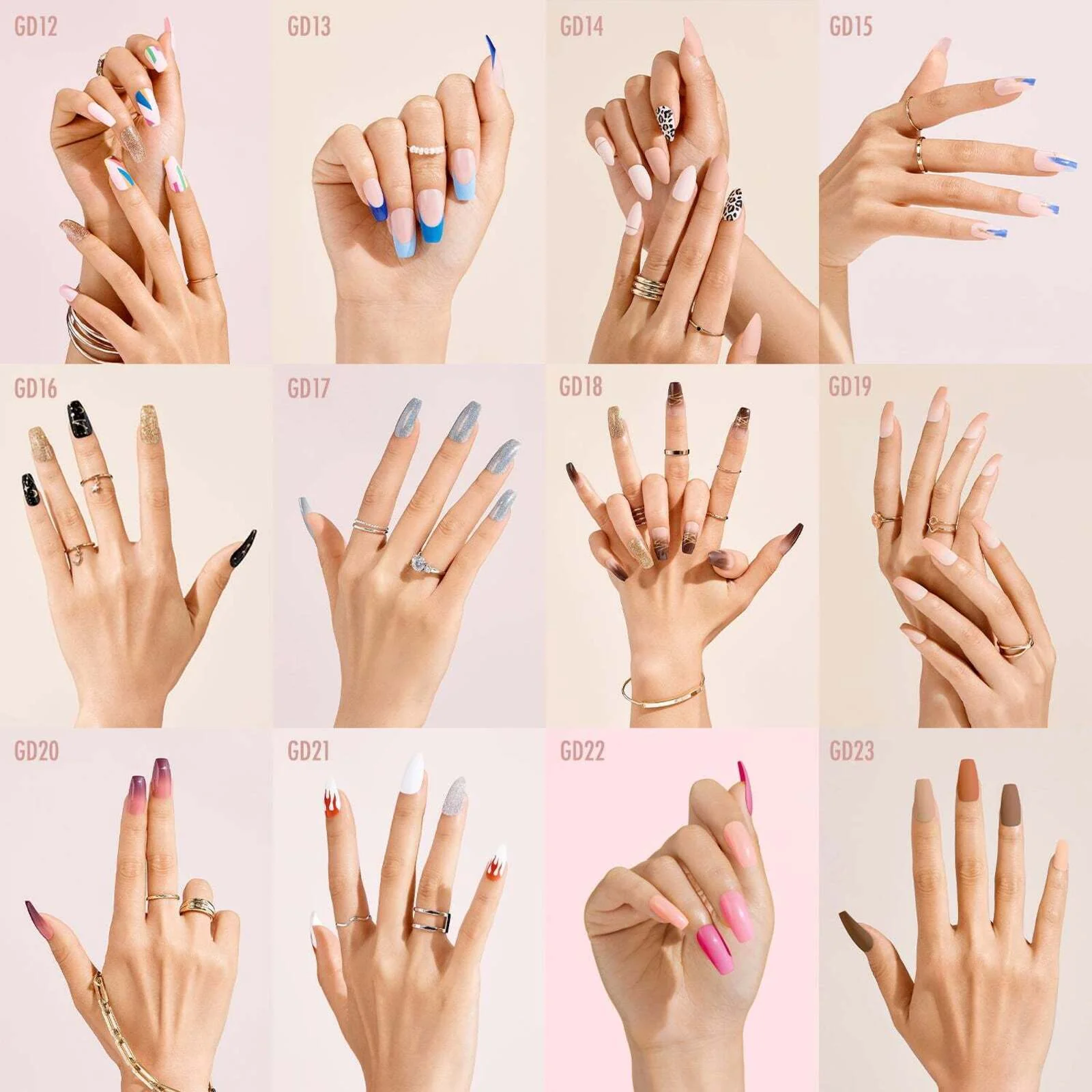 Gold Finger Gel Glam Design - Image 5
