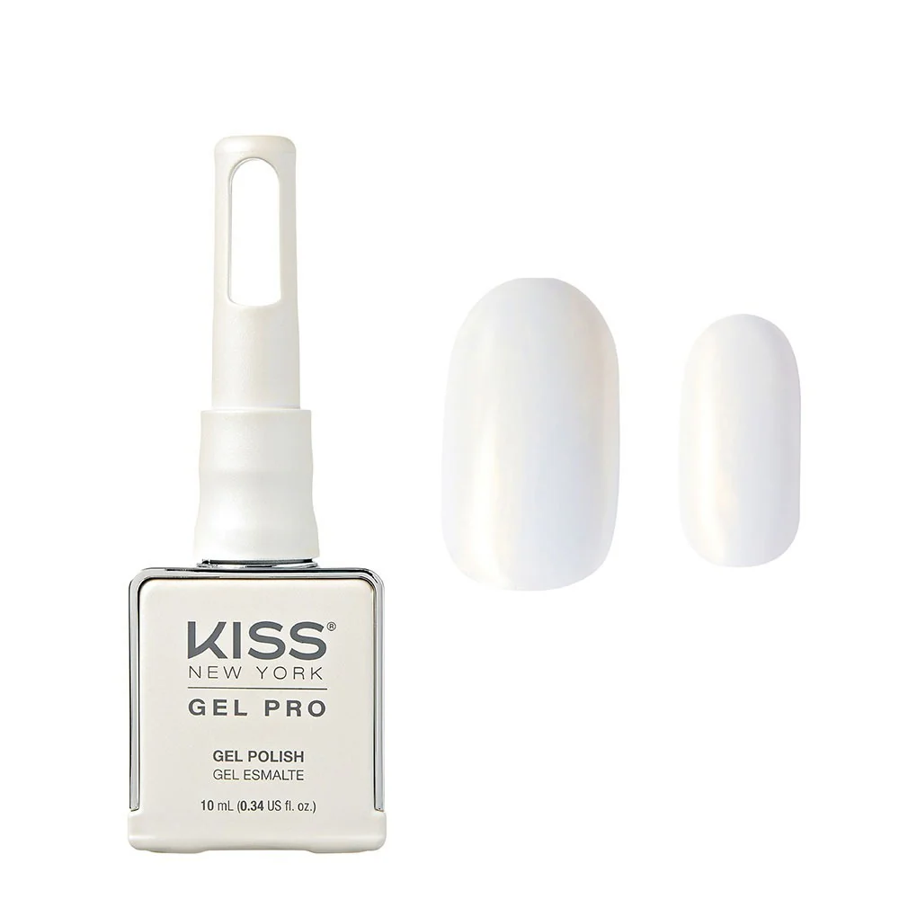 Kiss New York Gel Pro Nail Polish Core Colors - Pearl-fect