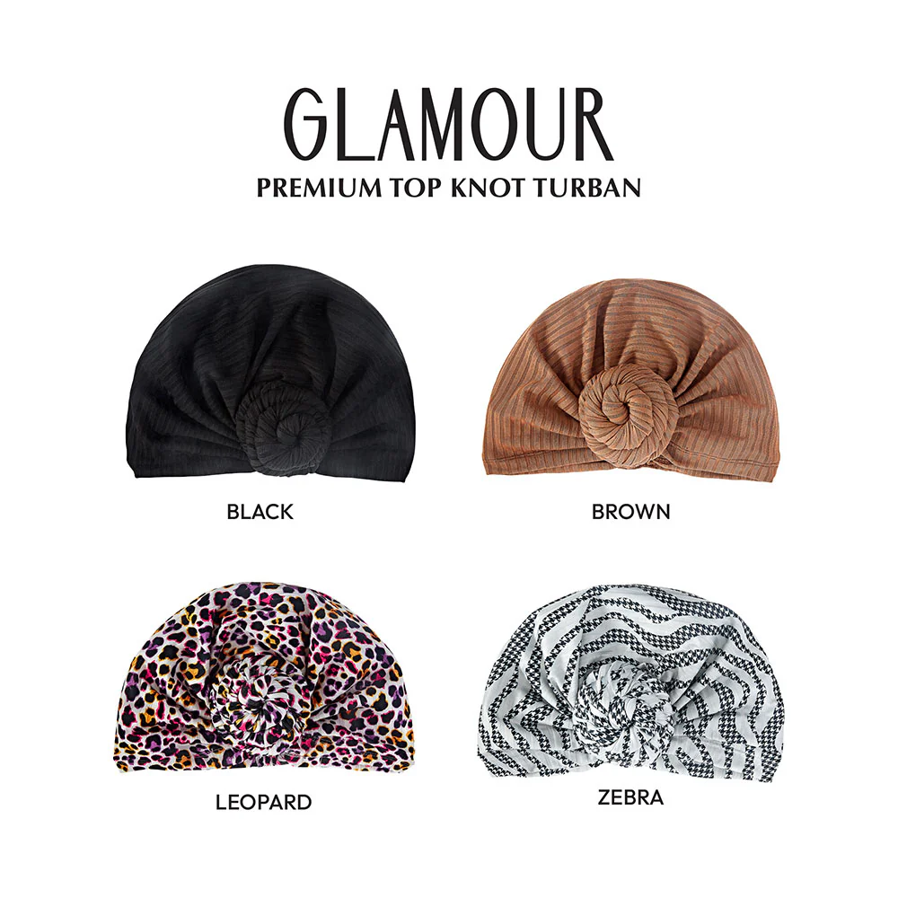 RED by KISS Glamour Premium Pre-Tied Top Knot Turban - Image 24