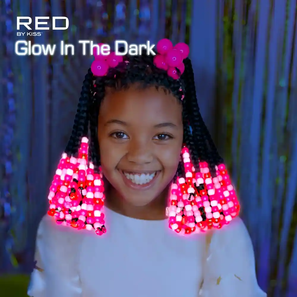 RED by KISS Glow In The Dark Hair Beads - Image 101