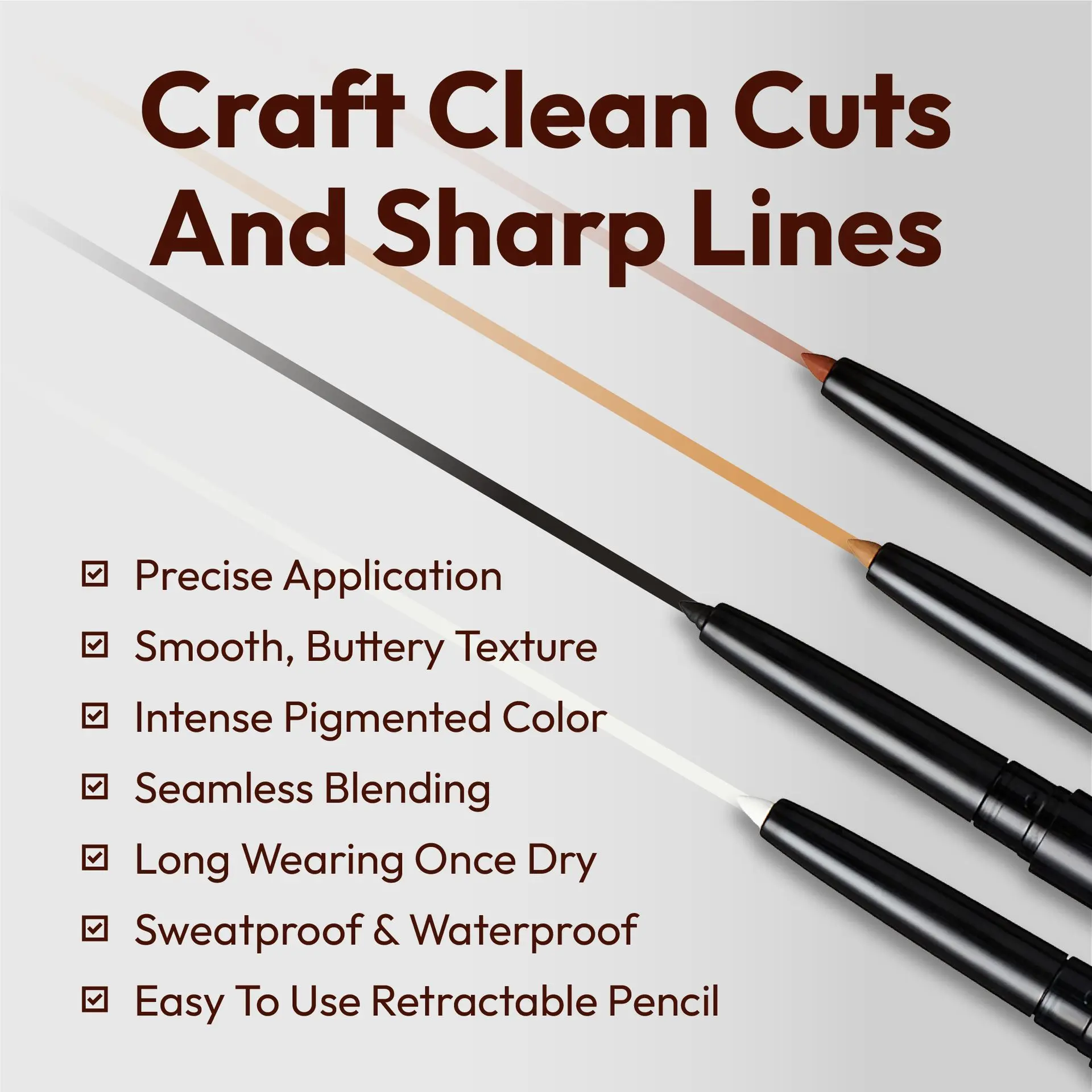 Red PRO Groomane Barber Line Up Pencil - Hairline & Eyebrow Grooming Pencil - Image 13
