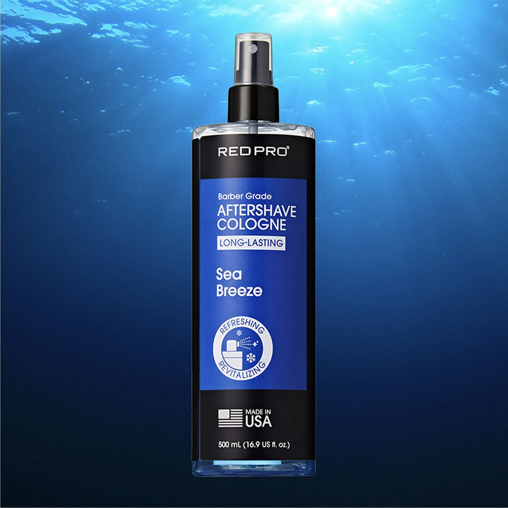 Red PRO Groomane Cooling Aftershave Cologne for Men - Image 95