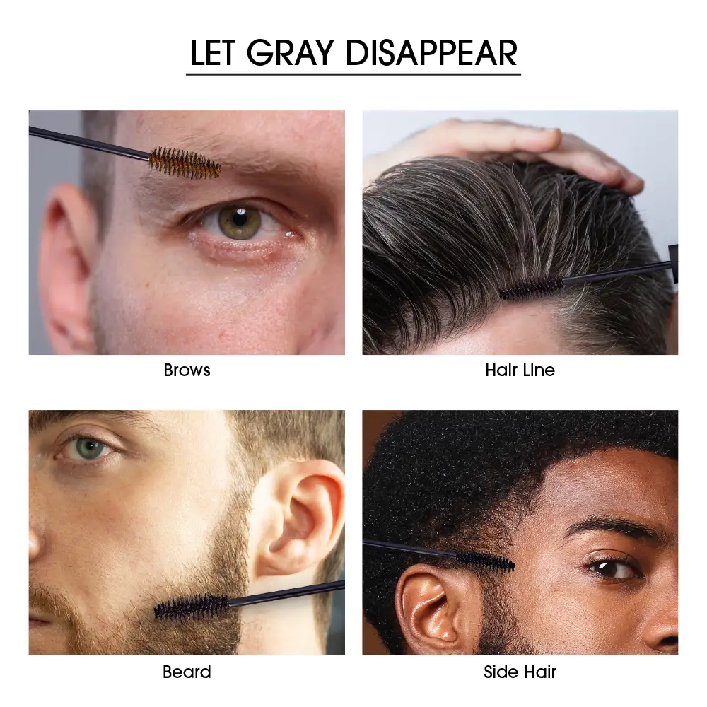 RED by KISS Groomane Men Gray Coverage Touch-Up Temporary Brush On Color - Image 17