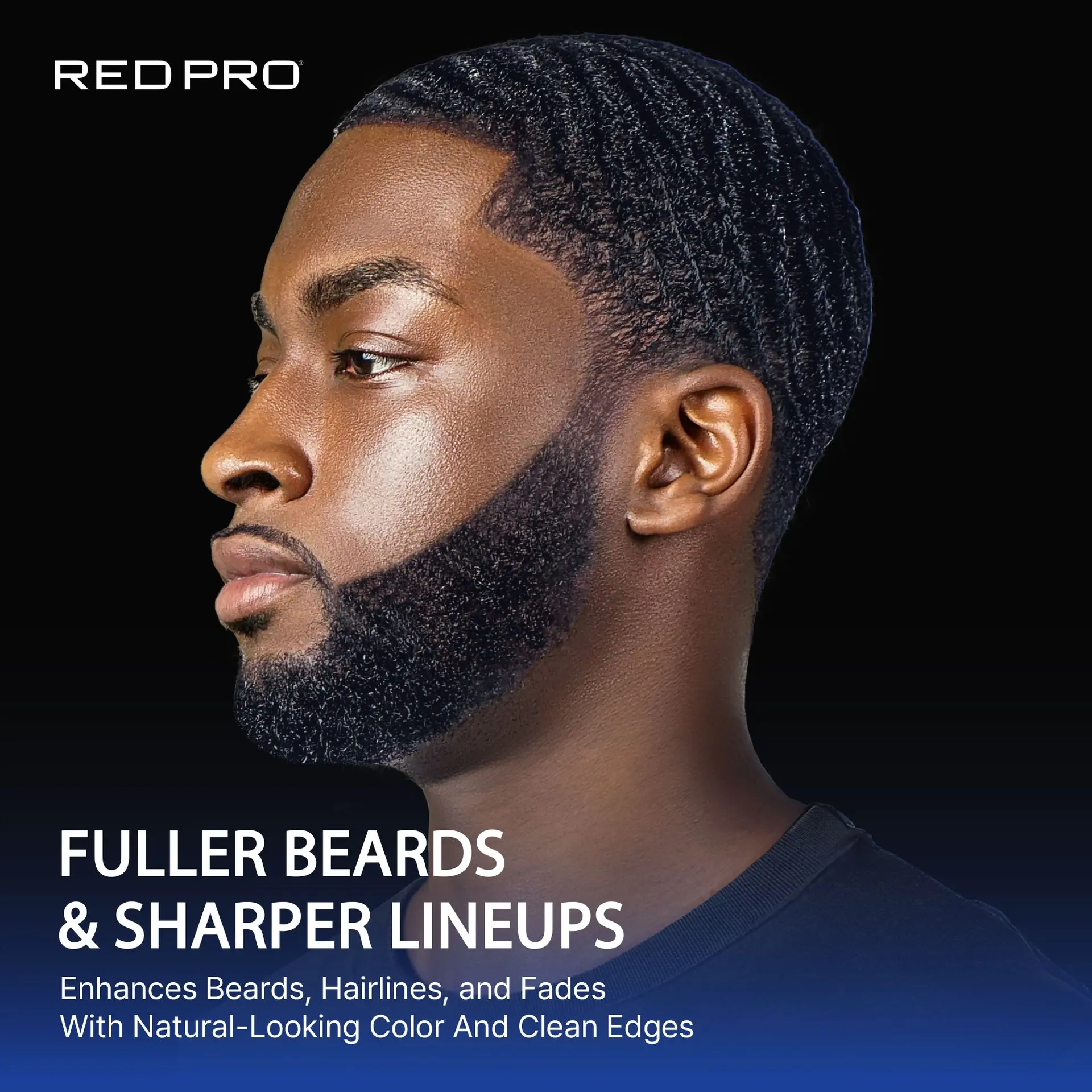 Red PRO Groomane Semi-Permanent Beard Dye Color Enhancement for Men’s Beards, Hairlines & Fades - Image 5