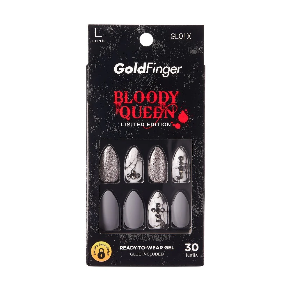 Gold Finger Halloween Edition Bloody Queen Nails