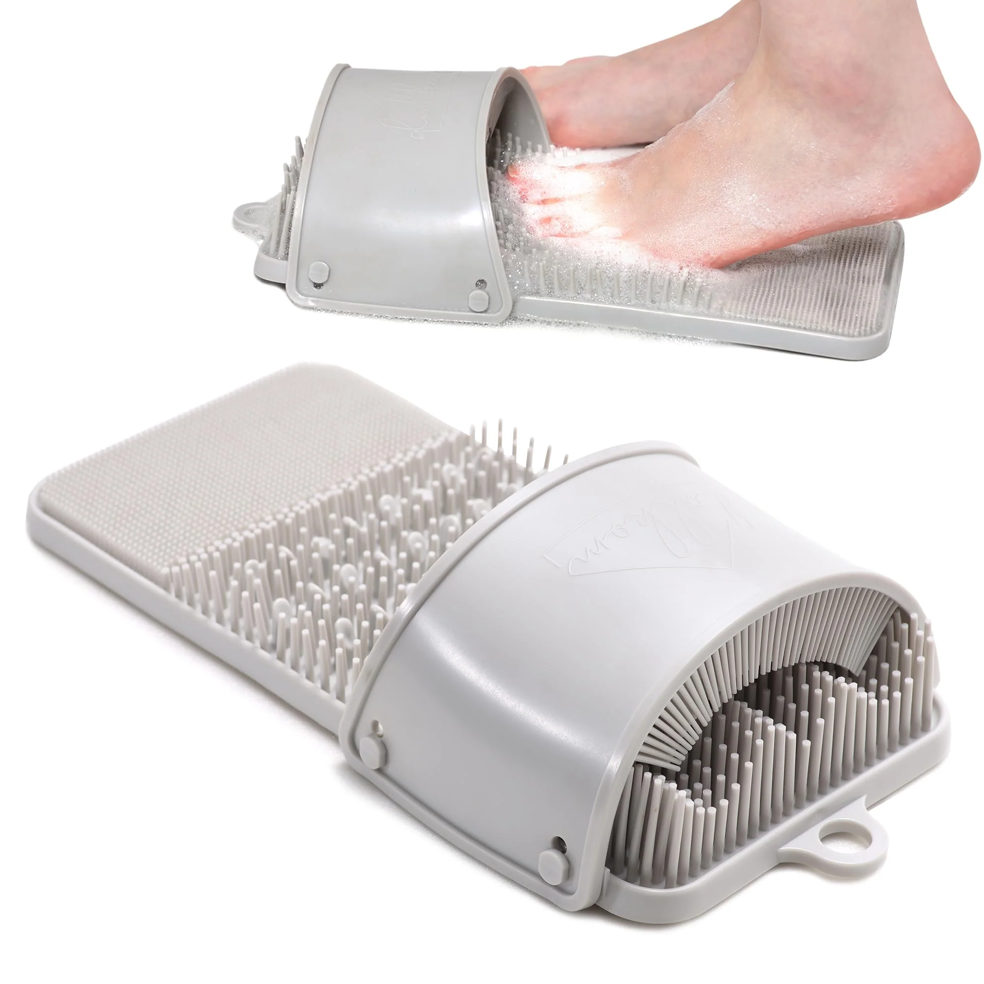 Ballon Hands-Free Foot Scrubber & Massager For Shower - Non-Slip, Ideal for Back Pain & Pregnancy