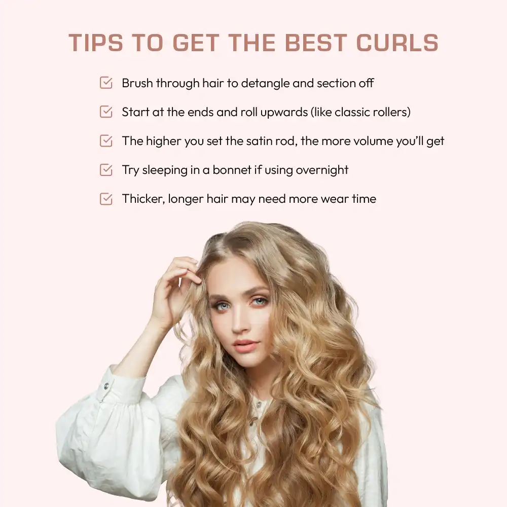 RED by KISS Heatless Curling Silky Satin Flexi Rods - Image 2