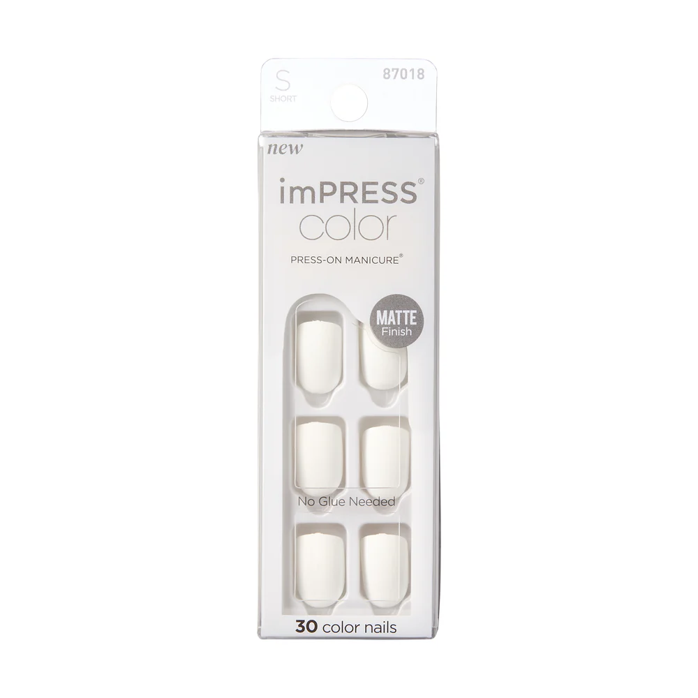 KISS imPRESS Color Press On Nails Matte - Brie