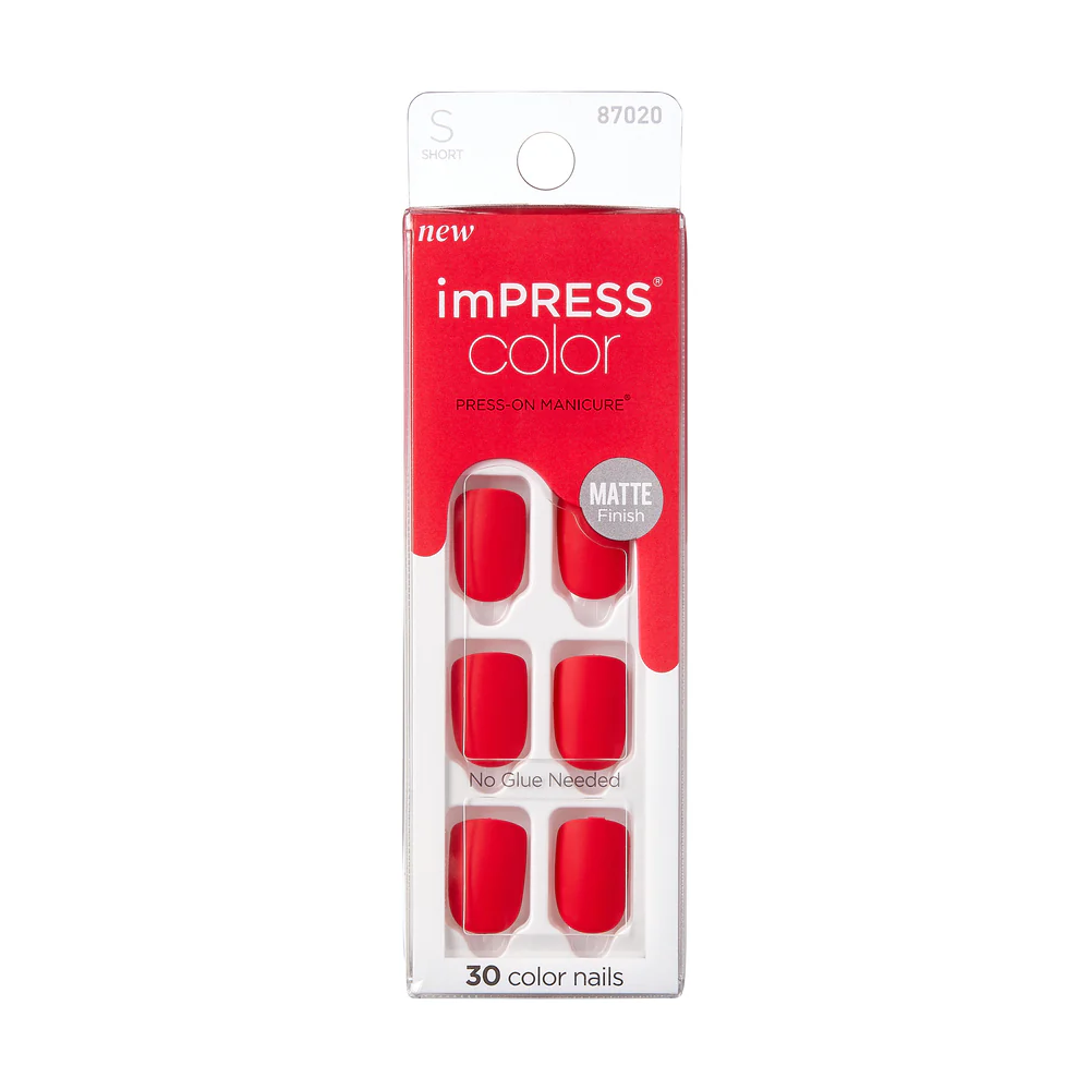 KISS imPRESS Color Press On Nails Matte - Rising Sun