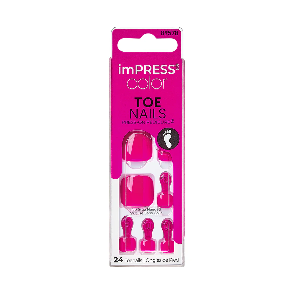 KISS imPRESS Color Toe Nails - Almost There