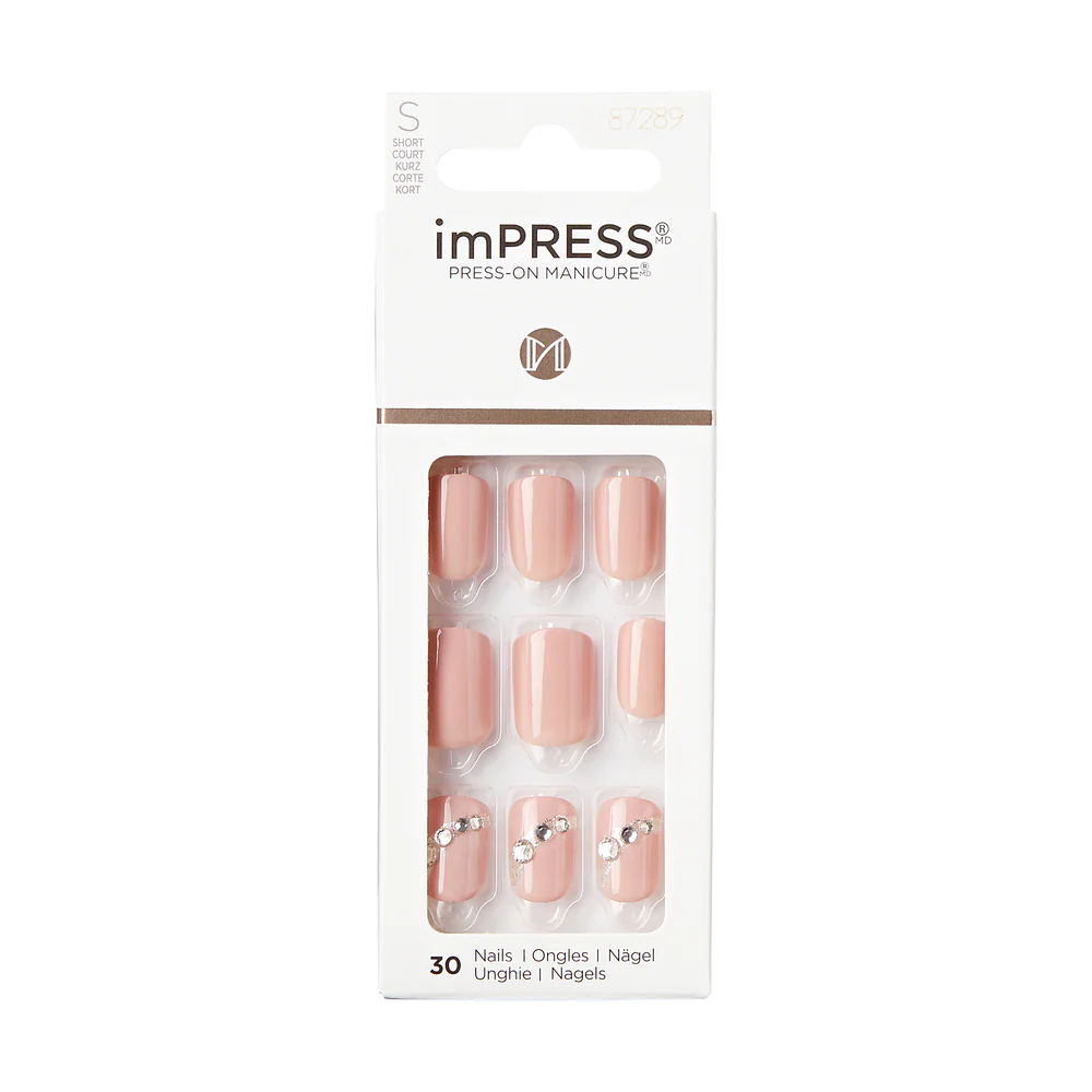 KISS imPRESS Nails -  Crystal Blossom