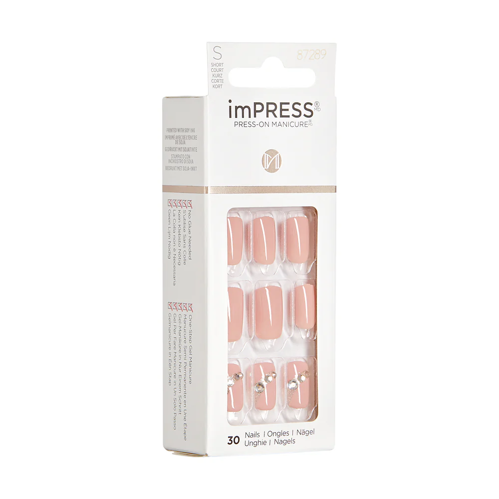 KISS imPRESS Nails -  Crystal Blossom - Image 4